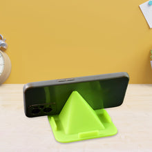 Virgin Mobile Accessories Universal Portable Four-Sided Pyramid Shape Desktop/ Table Mobile Holder Stand (1 Pc)